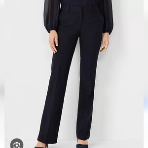 Ann Taylor Black Trousers Professional Straight-Leg
